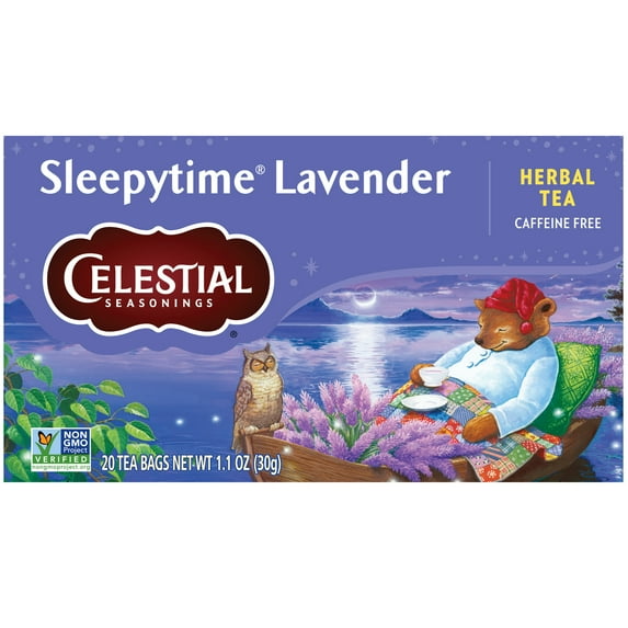 Celestial Seasonings Sleepytime Lavender Caffeine-Free Herbal Tea Bags (20 Count)