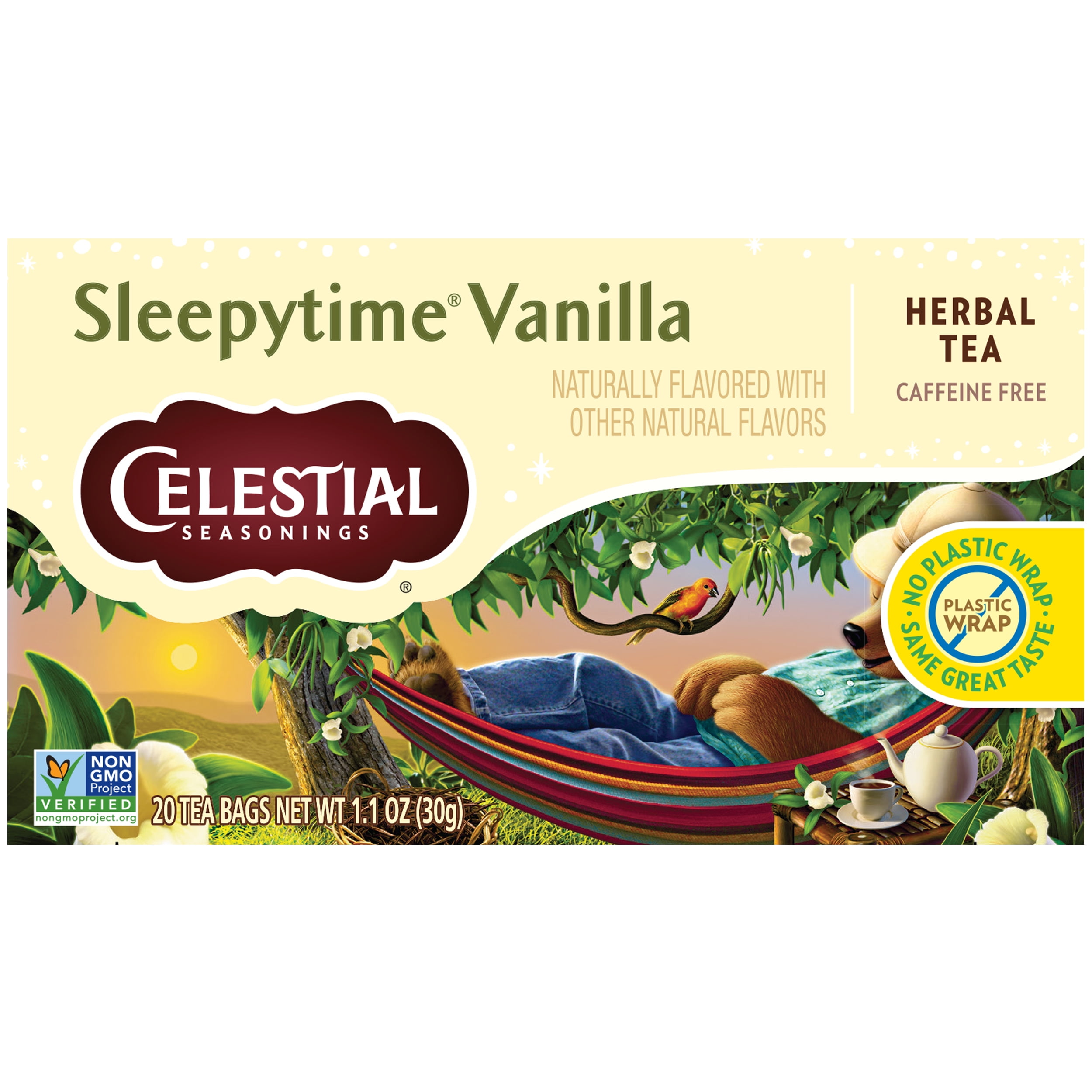 Celestial Seasonings Sleepytime Vanilla, Caffeine-Free Chamomile and ...