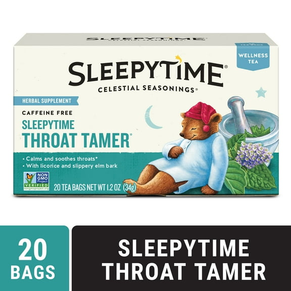 Celestial Seasonings Sleepytime Throat Tamer Wellness Tea