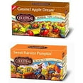 thumbnail image 1 of Celestial Seasonings Sweet Harvest Pumpkin Black Tea, 20-Tea Bags, 2.3Oz And Celestial Seasonings Caramel Apple Dream Tea, 20 Count Tea Bags -2 Boxes (40 Bags) Limited Edition Fall Flavors Bundle, 1 of 3