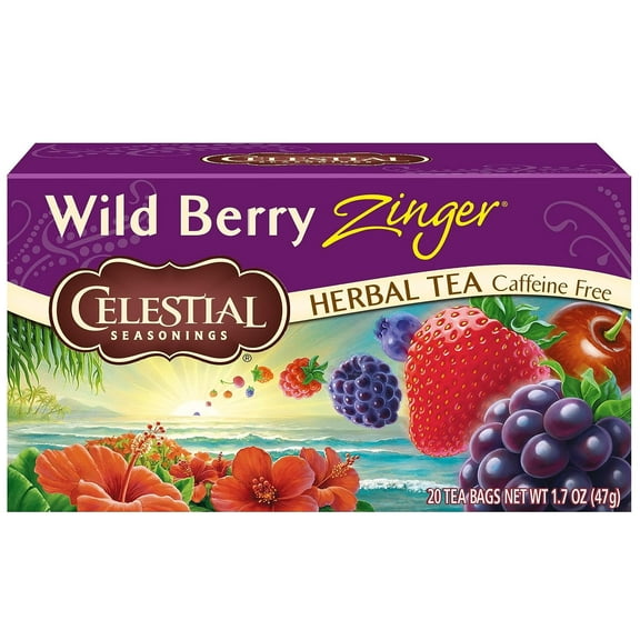Celestial Seasonings, Tea, Wild Berry Zinger, 20 ct