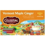 Celestial Seasonings Vermont Maple Ginger Caffeine Free Herbal Tea Bags (20 Count)