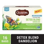 Celestial Seasonings Wellness Detox Blend Dandelion Herbal Tea Bags (16 Count)
