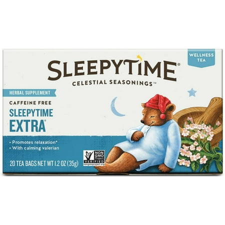 Celestial Seasonings Wellness Tea, Sleepytime Extra 20 ea (Pack of 2)
