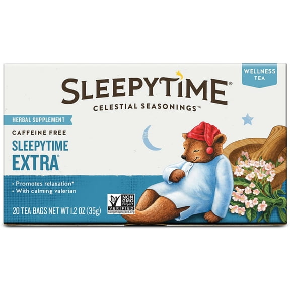 Celestial Seasonings Wellness Tea, Sleepytime Extra 20 ea (Pack of 4)