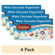 (4 pack) Celestial Seasonings White Chocolate Peppermint White Tea Bags, 20 Count