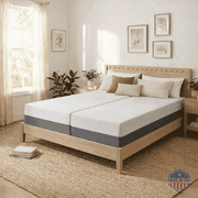 Celestial Sleep Gel Memory Foam Mattress in a Box, Made in The USA, CertiPUR-US, Oeko-Tex, and Fiberglass-Free Certified Bed, 12 inch Medium Soft - Split King