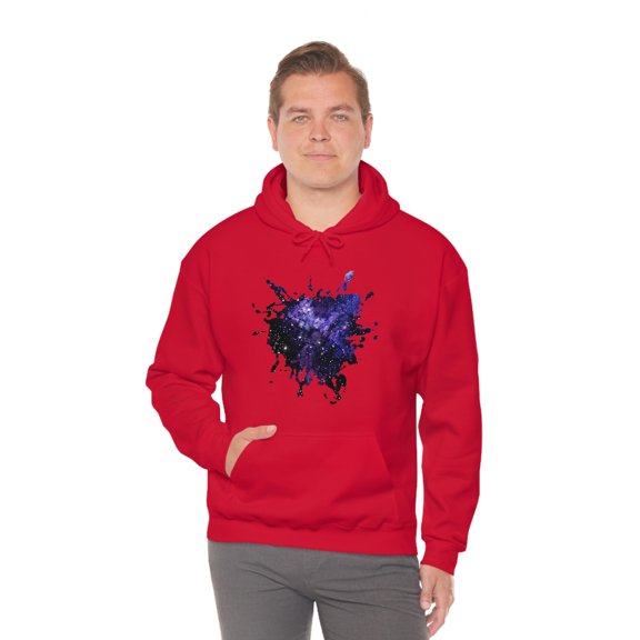 Celestial Space Blot Unisex Heavy Blend™ Hooded Sweatshirt
