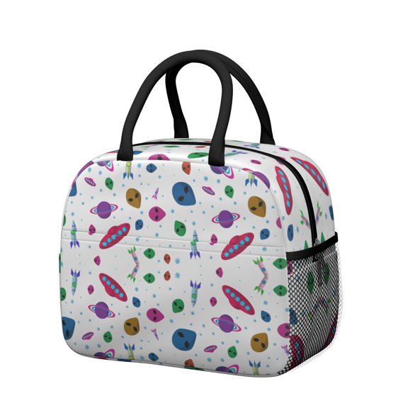 Celestial Space Geek Lunch Tote – Outer Space Insulated Cooler Bag for Work and Picnic