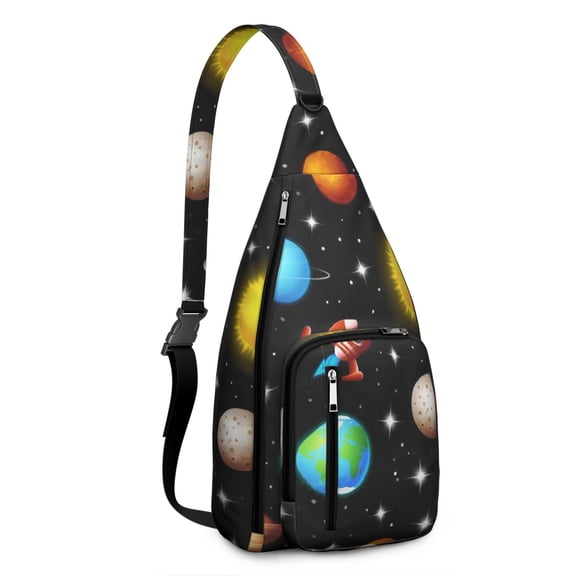 Celestial Star Constellation Bag&nbsp;- Moon and Stars Pattern Shoulder Pack (Space Geek Gift Idea)
