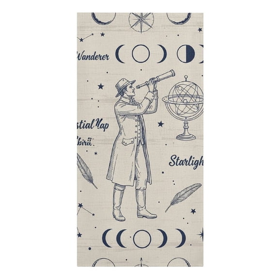 Celestial Stargazer Microfiber Beach Towel Absorbent Compact Towels for Swimming Pool Beach Travel Things for Vacation Essentials Adult Gift,61.430.3Inch