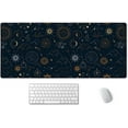 thumbnail image 1 of Celestial Stars and Magic Eyes Desk Mat, Extra Large Desk Mat, Large Gaming Mouse Pad, Extended Mouse Pad, Gaming Keyboard Mat, Full Desk XXL Extended Gaming Mouse Pad 35.4" x 15.7", 1 of 6