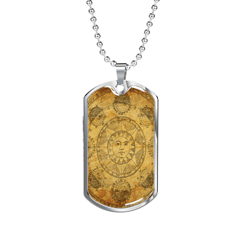 18k gold dog tag necklace online