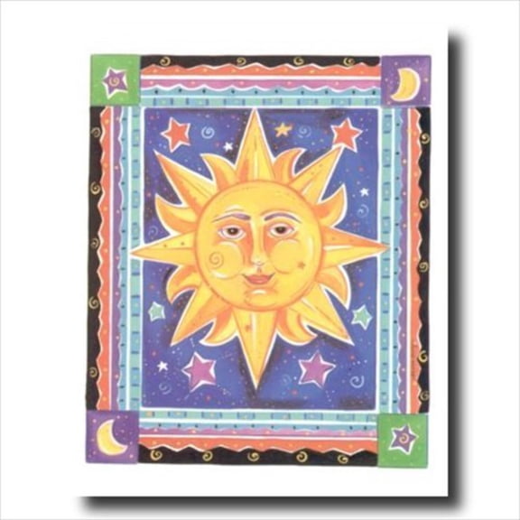 Celestial Sun Galaxy Kids Room Wall Picture 16x20 Art Print