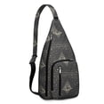 thumbnail image 1 of Celestial Sun and Moon Drawstring Backpack – Vintage Boho Astrology & Starry Night Print – Mystical Moon Phase & Cosmic Aesthetic Bag for Hiking, Festivals, and Spiritual Travel, 1 of 4