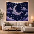 thumbnail image 1 of Celestial Sun and Moon in a Starry Sky, Mystical Illustration for Astronomy Fans, Mystical Art, Housewarming Gift, Tapestry Wall Hanging for Bedroom and Meditation Room, 1 of 7