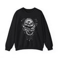 thumbnail image 1 of Celestial Sun Moon Stars Whale Sweatshirt Clouds Shoot Star Shirt for Her, 1 of 4
