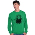 thumbnail image 1 of Celestial Sun Space Hands Spiritual Long Sleeve TShirt Men Women Brisco Brands M, 1 of 6