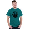thumbnail image 1 of Celestial Sun Space Hands Spiritual Men's Graphic T Shirt Tees Brisco Brands L, 1 of 6