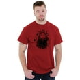 thumbnail image 1 of Celestial Sun Space Hands Spiritual Plus Size Crewneck Graphic Tee Shirt Brisco Brands 4X, 1 of 5