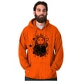 thumbnail image 1 of Celestial Sun Space Hands Spiritual Unisex Plus Fleece Graphic Hoodie Brisco Brands 2X, 1 of 5