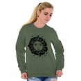 thumbnail image 1 of Celestial Sun Symbolic Spirit Animal Women Crewneck Sweatshirt Brisco Brands X, 1 of 6