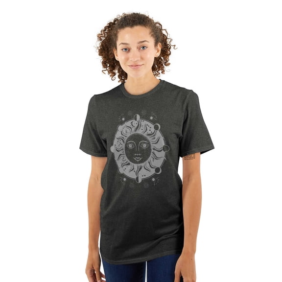 Celestial Sun Symbolic Spirit Animal Women's Graphic T Shirt Tees Brisco Brands L