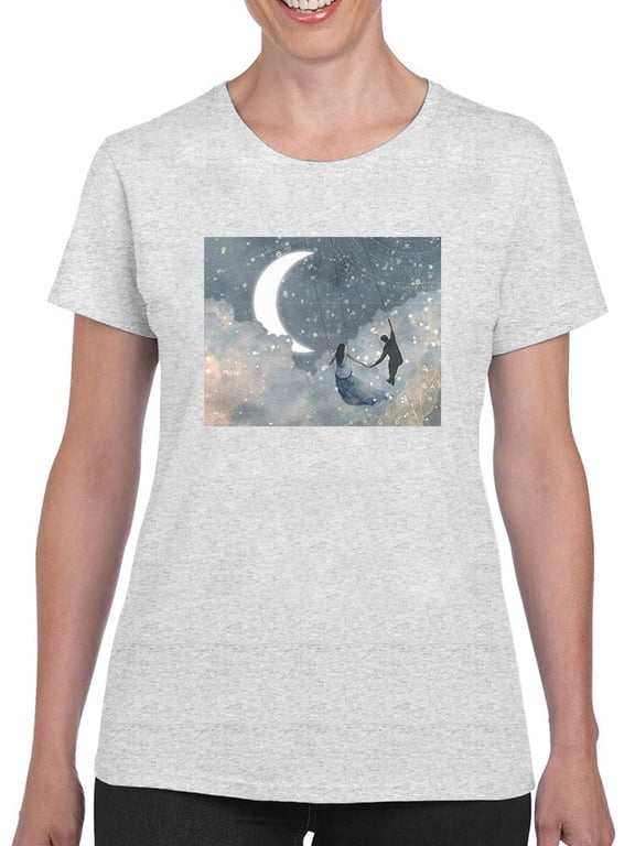 Celestial Swing T-Shirt Women -Victoria Borges Designs, Female Medium