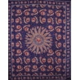 thumbnail image 1 of Celestial Tapestry Cotton Bedspread 108" x 88" Full-Queen Blue, 1 of 2