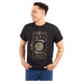 thumbnail image 1 of Celestial Tarot Card Spaced Out Men's Graphic T Shirt Tees Brisco Brands S, 1 of 6