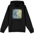 thumbnail image 1 of Celestial Tropics Sun Long Sleeve Adult Hooded Sweatshirt-Medium-Black, 1 of 3