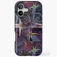 thumbnail image 1 of Celestial Whimsigoth Star Patchwork Compatible Phone Case for iPhone 11–17 Pro Max, 1 of 2