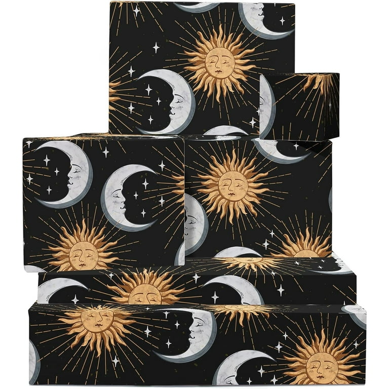 Black Yin Yang Gift Wrapping Paper, Zazzle