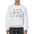 thumbnail image 1 of Celestial Zodiac Emoji - Astrology Horoscope Constellation Men's Sweatshirt, 1 of 4