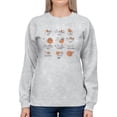 thumbnail image 1 of Celestial Zodiac Emoji - Astrology Horoscope Constellation Women's Sweatshirt, 1 of 4