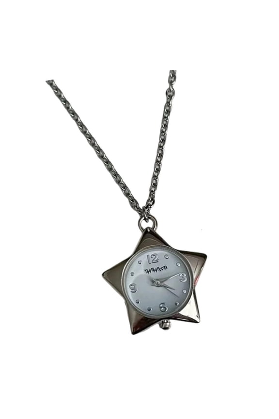 Celestials Timepiece Pendant Necklace Versatile Jewelry Adjustable Chain for Daily Wear Special Occasions