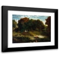 thumbnail image 1 of Celestin Nanteuil 24x19 Black Modern Framed Museum Art Print Titled - In the Forest (1841), 1 of 5