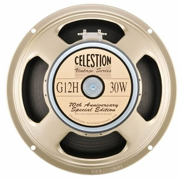CELESTION T4534 12-inch 70th Anniversary G12H 30-Watt Classic Rock Guitar 16 Ohm Replacement Speaker