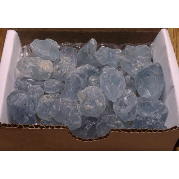 Celestite 1/2 Lb Sky Blue Crystals Natural Gemstones Mineral Specimens