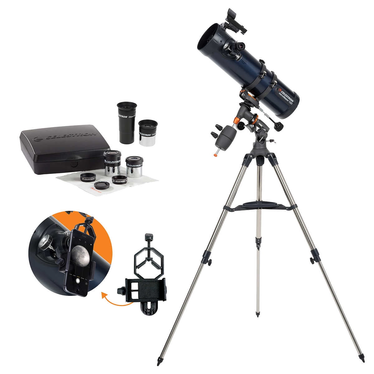 Celestron - AstroMaster 130EQ Newtonian Telescope ＆ 1.25 Eyepiece and Filter Accessory Kit - 14 Piece Telescope Accessory Set - Plossl Te 並行輸入品 Got our first telescope, a Celestron Astromaster 130EQ : r⁄telescopes