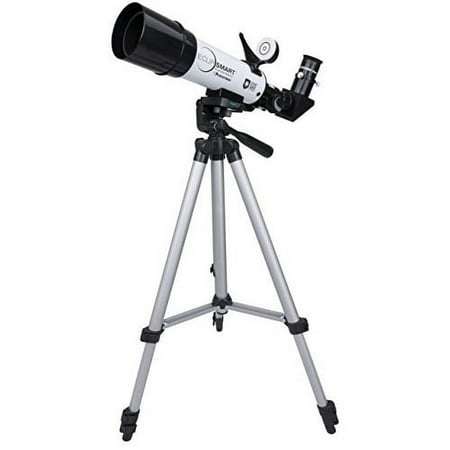 Celestron - Eclipsmart Travel Solar Scope 50 Refractor Telescope - White/black