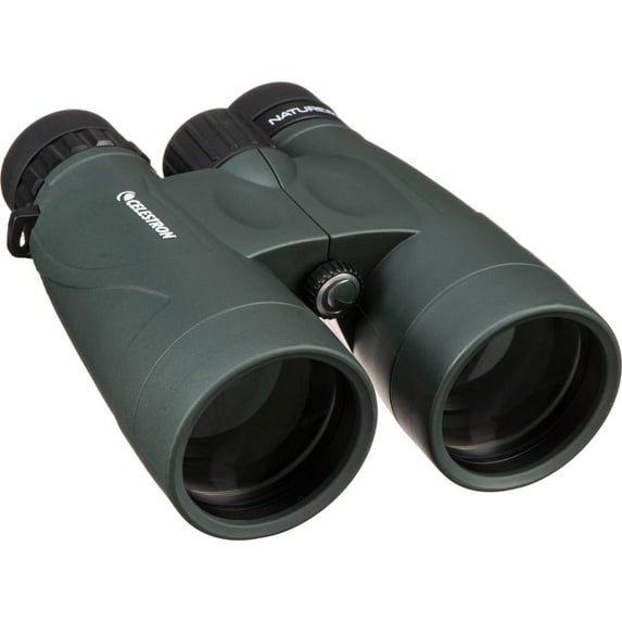 Celestron 12x56 Nature DX Water Proof Roof Prism Binocular with 5.5 Degree Angle of View, 16mm Eye Relief, Green