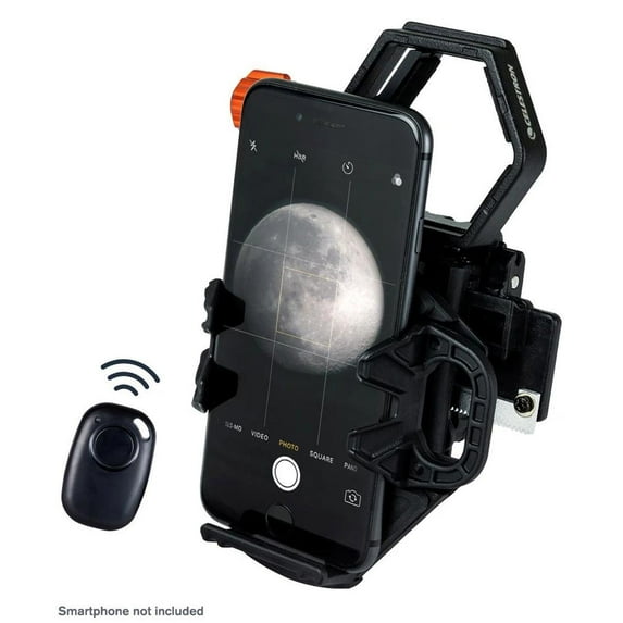 Celestron NexGO 2-Axis Universal Smartphone Adapter Kit with Bluetooth Remote Shutter Controller