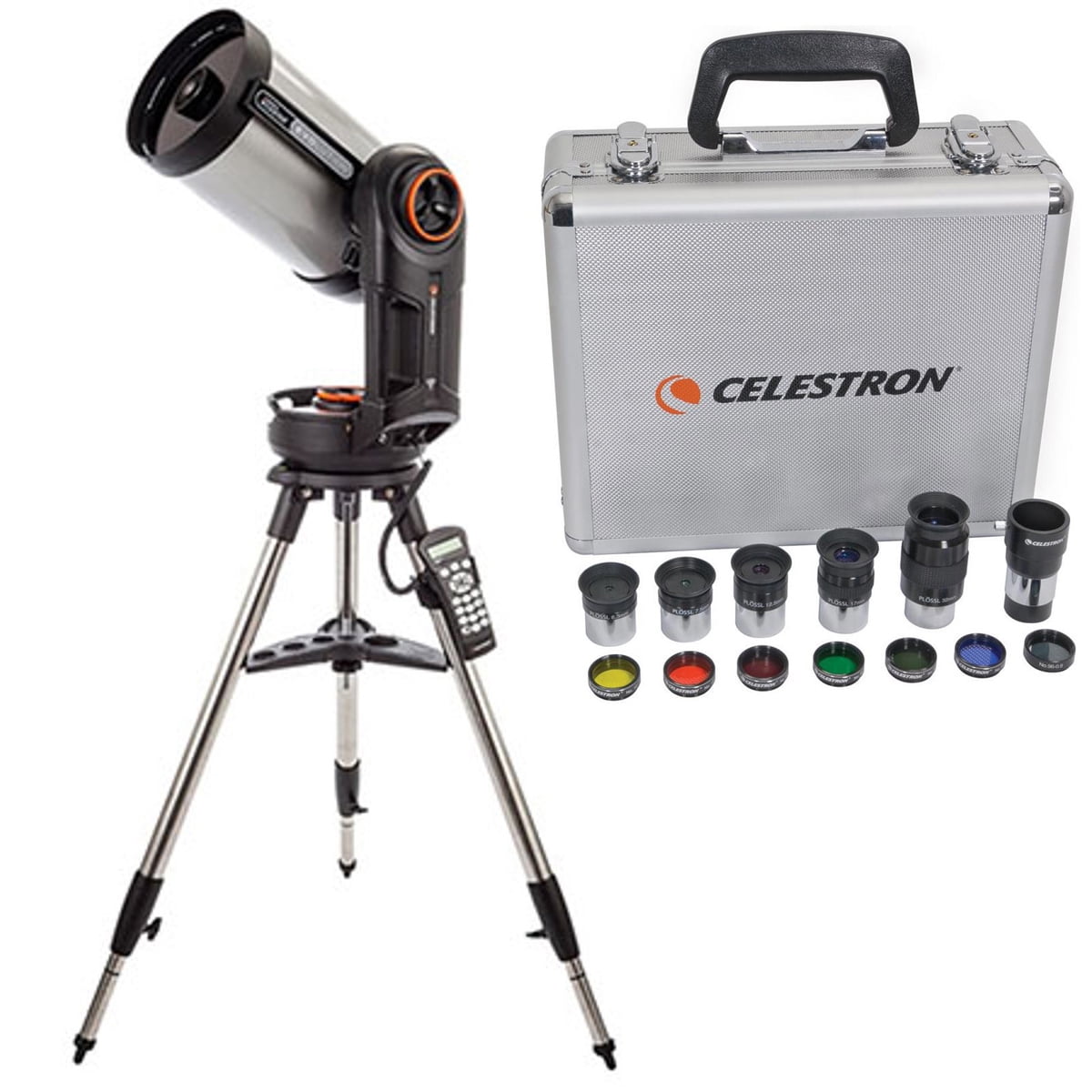 Celestron NexStar Evolution 8 203mm f/10 Schmidt-Cassegrain Telescope with 1.25" Eyepiece and Filter Kit
