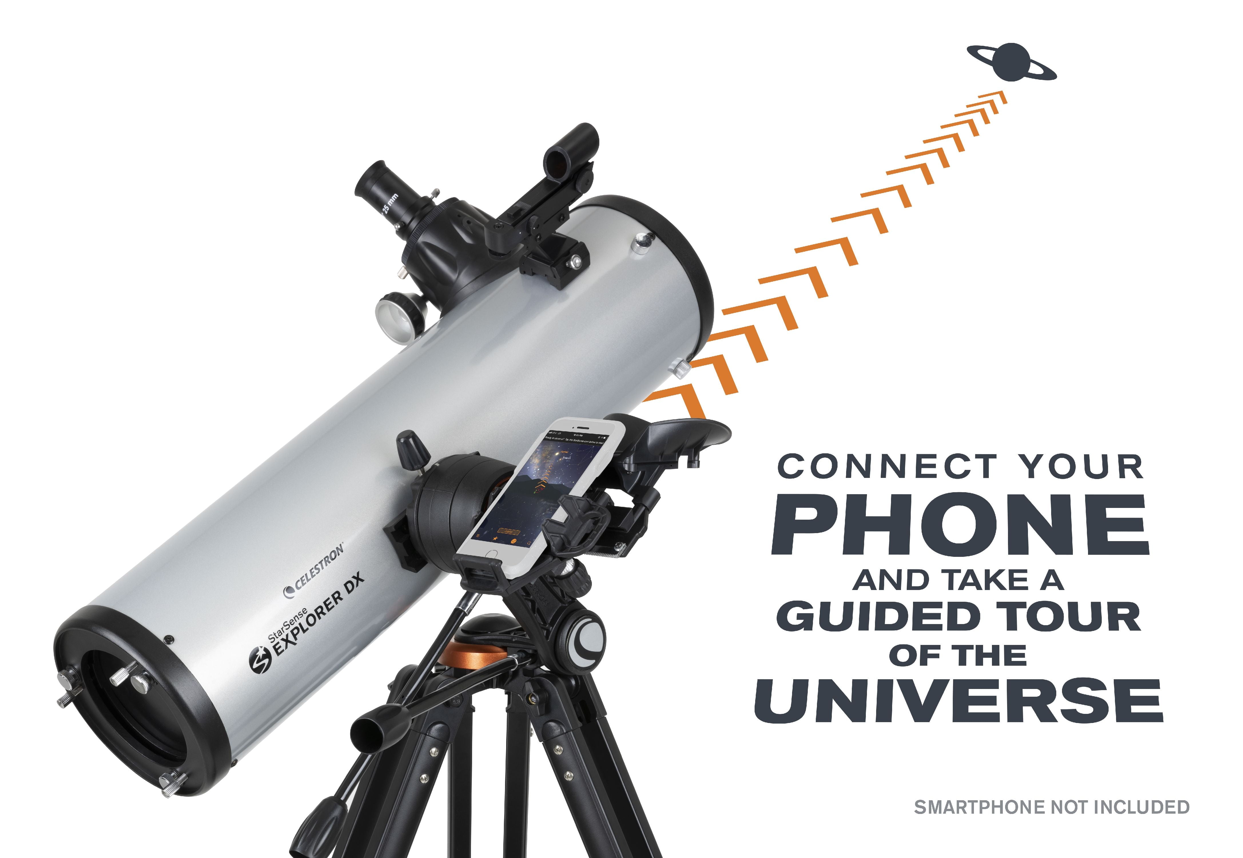 Celestron StarSense Explorer DX 130AZ Smartphone App-Enabled Newtonian Reflector Telescope