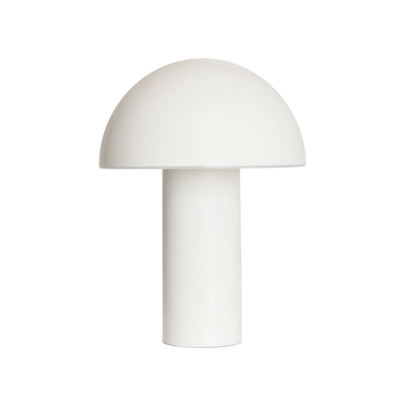 Celia 10" Mushroom Portable LED Table Lamp, 3-Way Dimming and Rechargeable