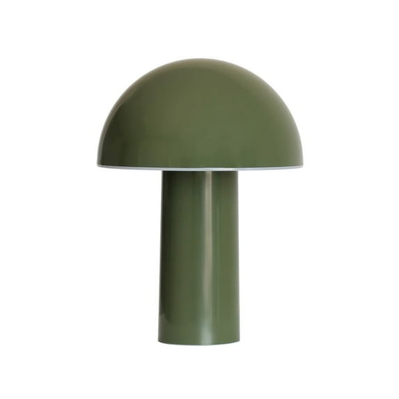 Celia 10" Mushroom Portable LED Table Lamp, 3-Way Dimming and Rechargeable