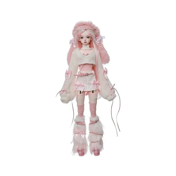 Celia M Bjd Doll 1/4 Fullset Bjd Costume Romantic Pink Style for Sweet Honey Girl