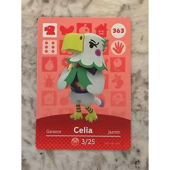 Celia - Nintendo Animal Crossing Happy Home Designer Series 4 Amiibo Card - 363