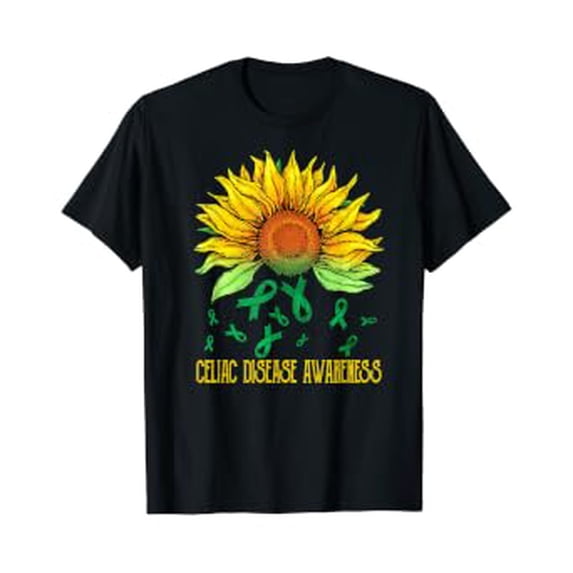 Celiac Disease Awareness Sunflower T-Shirt - Walmart.com